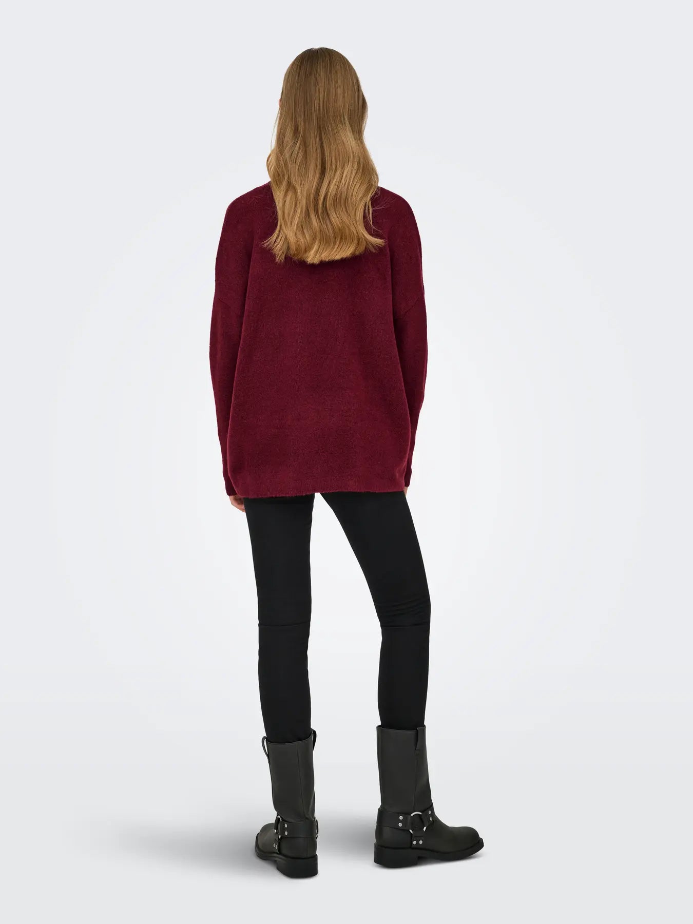 Talio V-Neck Knit- Cab Melange-Only
