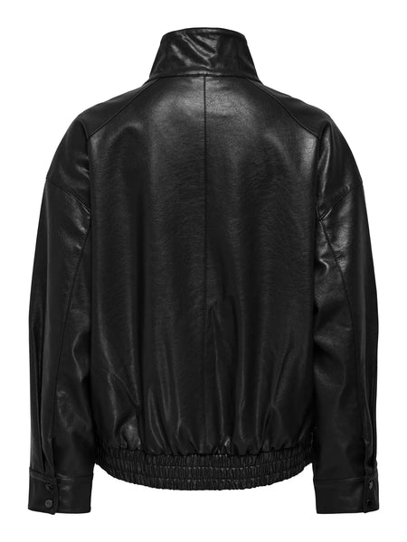 Julia Vegan Leather Bomber- Only - Uforia Muse 
