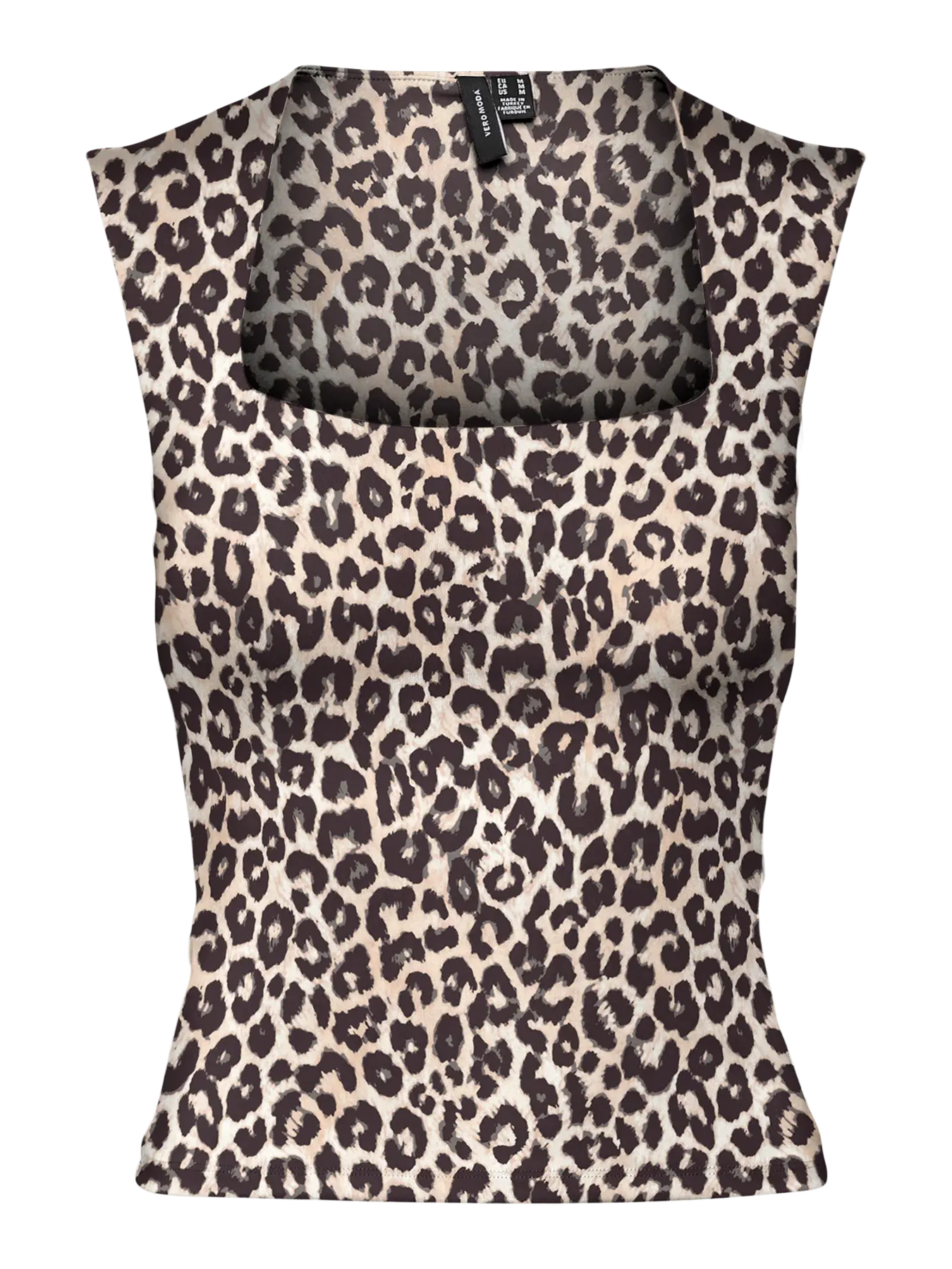 Million Squareneck Top- Leopard -Vero Moda