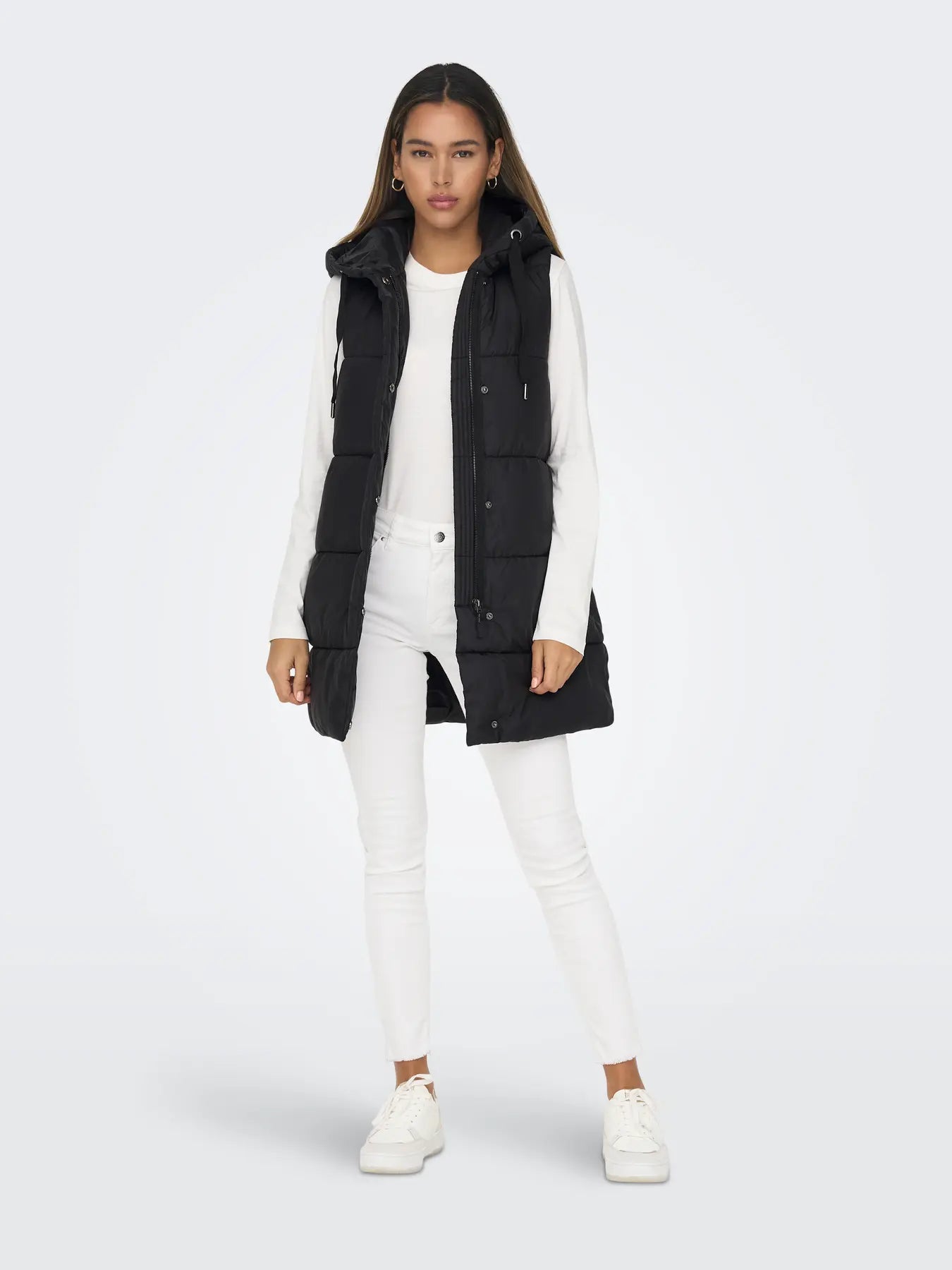 Asta Puffer Vest-Blk- Only