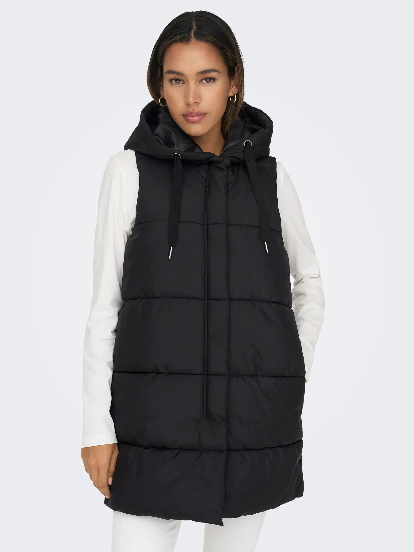Asta Puffer Vest-Blk- Only