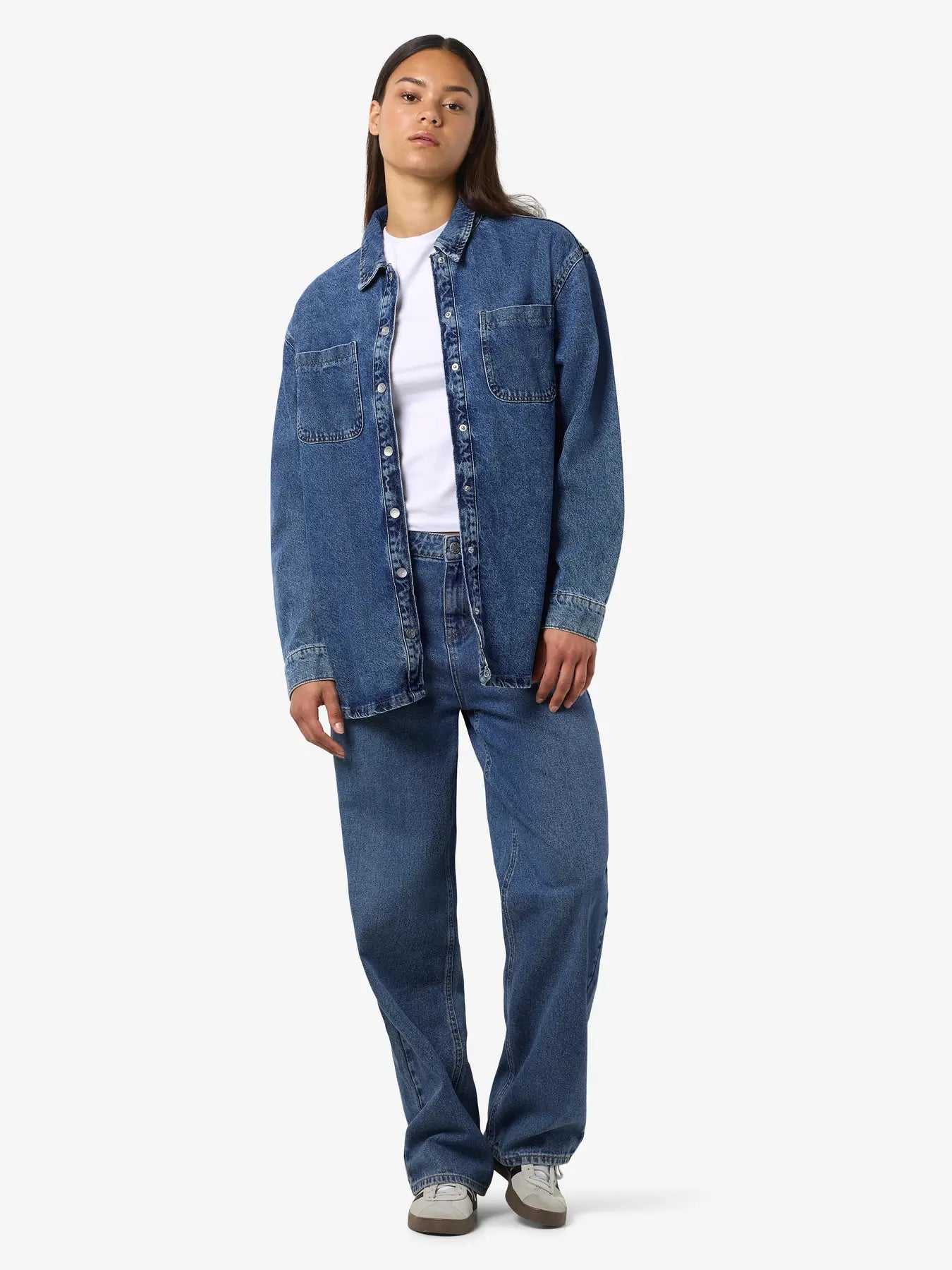 Alva Denim Shirt-Med- Noisy May - Uforia Muse 