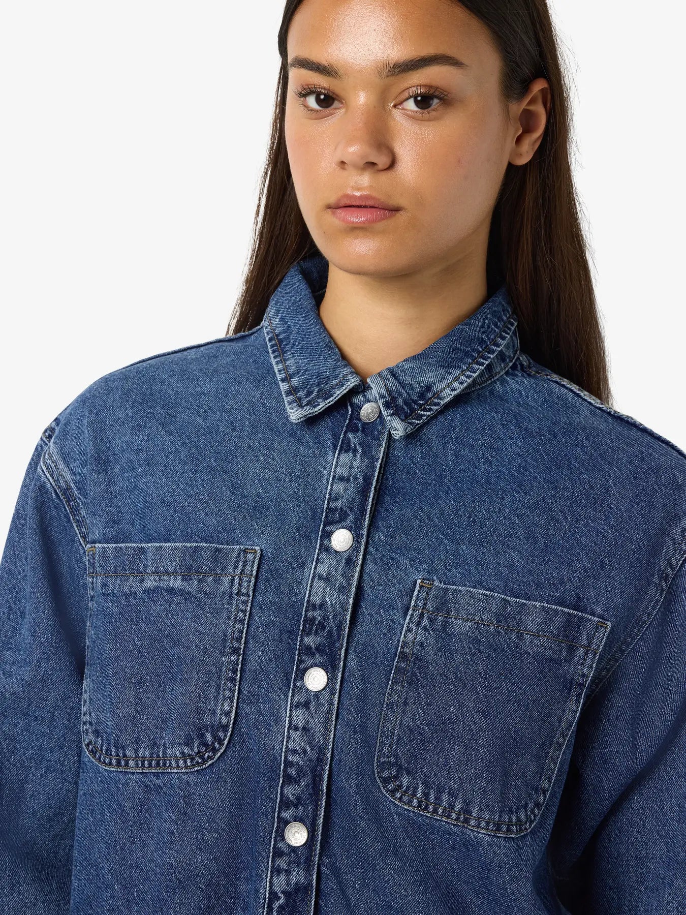 Alva Denim Shirt-Med- Noisy May - Uforia Muse 