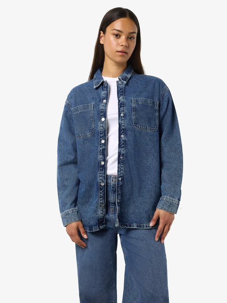 Alva Denim Shirt-Med- Noisy May - Uforia Muse 