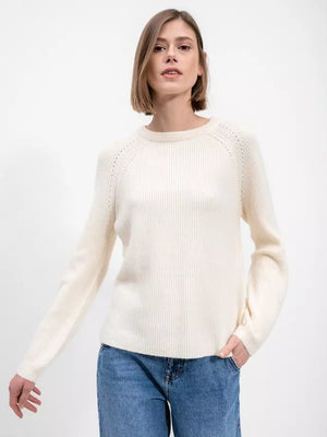 Fia Mockneck Sweater- Birch