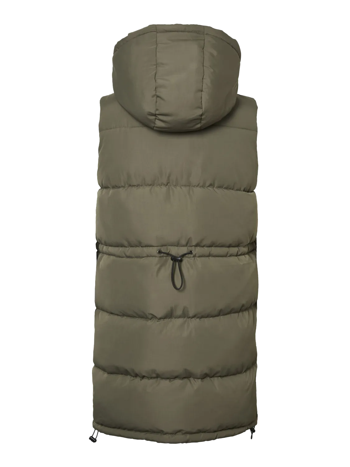 Aurora Hooded Vest-Olive- Noisy May