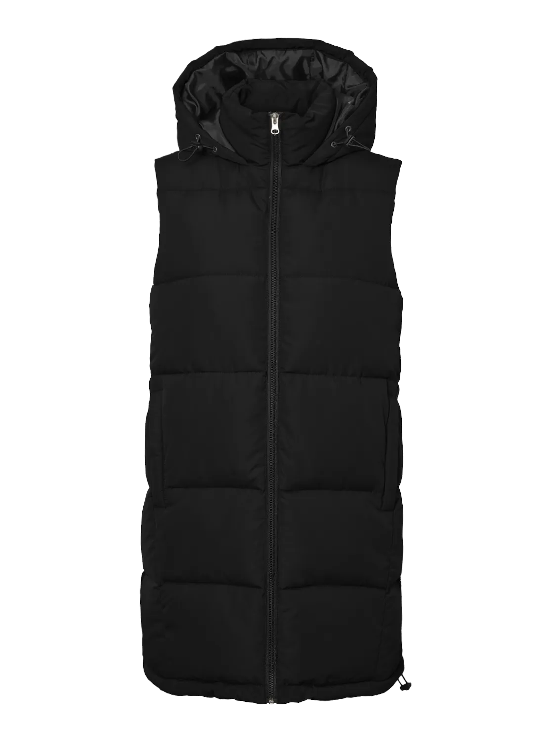 Aurora Hooded Vest- BLK-Noisy May