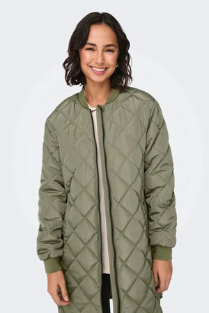 Jessica Quilted - Khaki Green