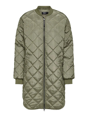 Jessica Quilted - Khaki Green