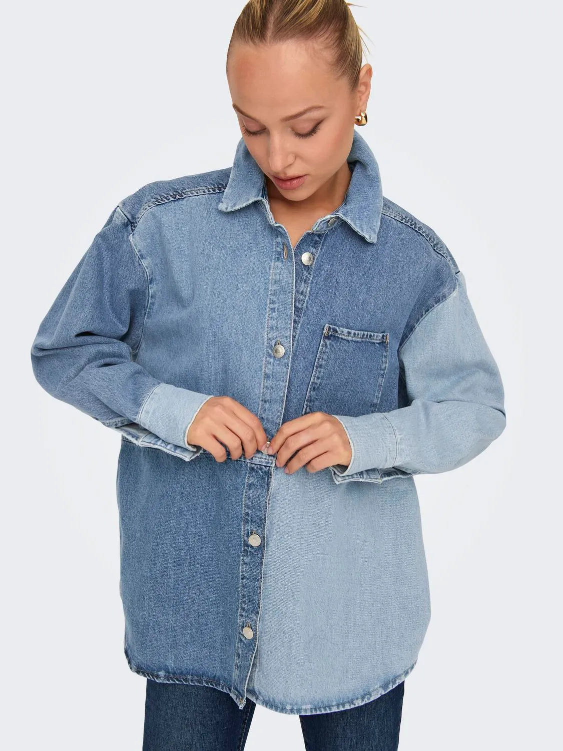 Reworked Denim Shirt-