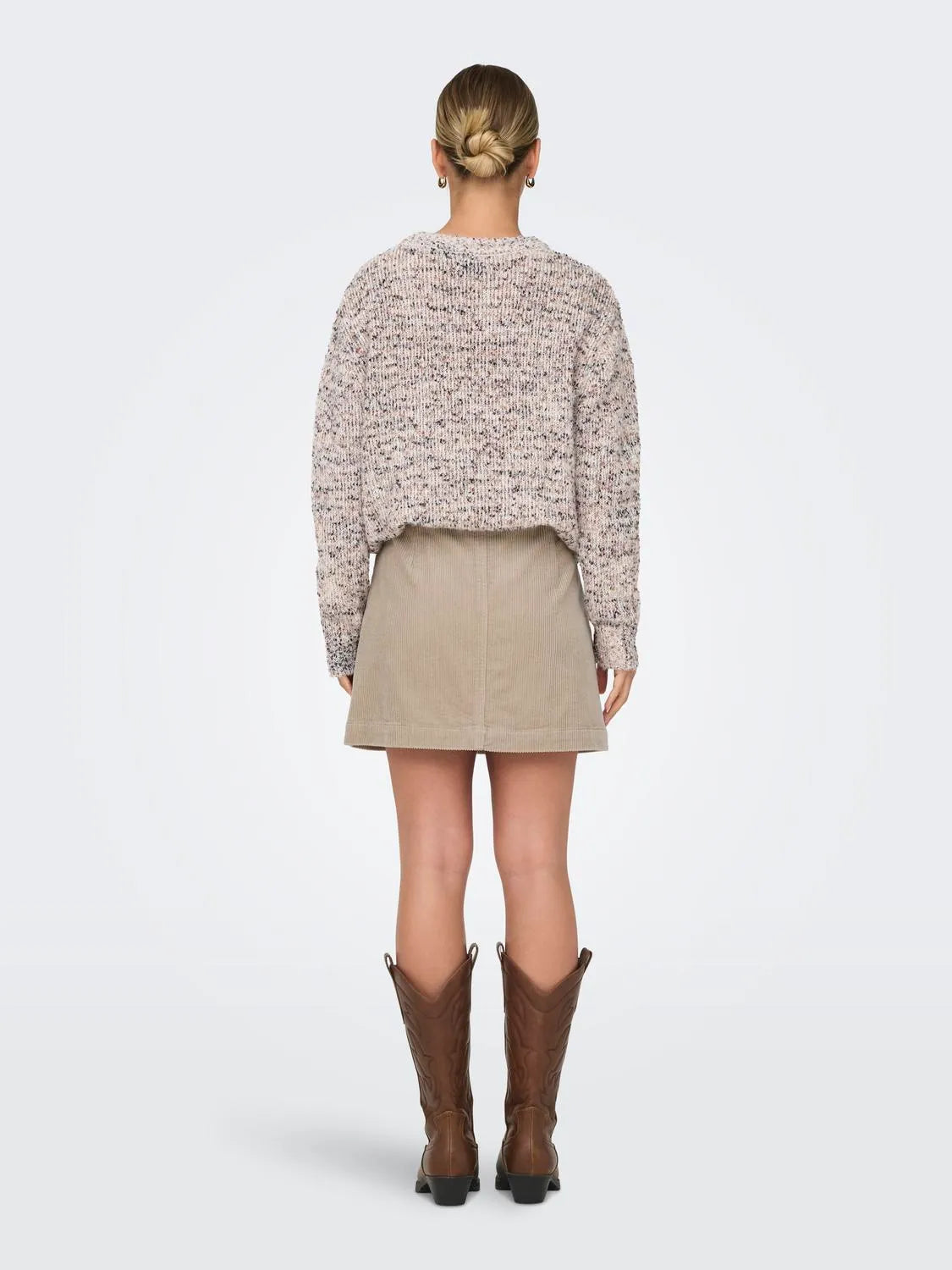 Amazin Cord Skirt-Mushroom- Only