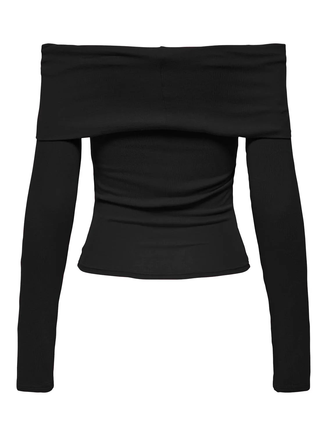 Fayola Off Shoulder L/S Top-BLK-Only