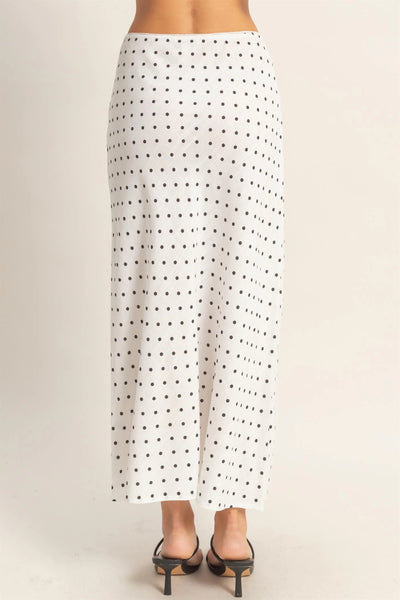 Dotted Maxi Skirt
