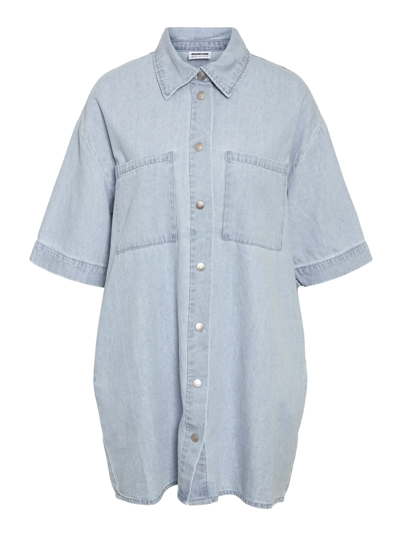 Oversize Denim Shirt Dress- Noisy May
