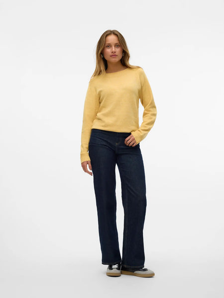 Doffy Knit Top-Golden Spice-