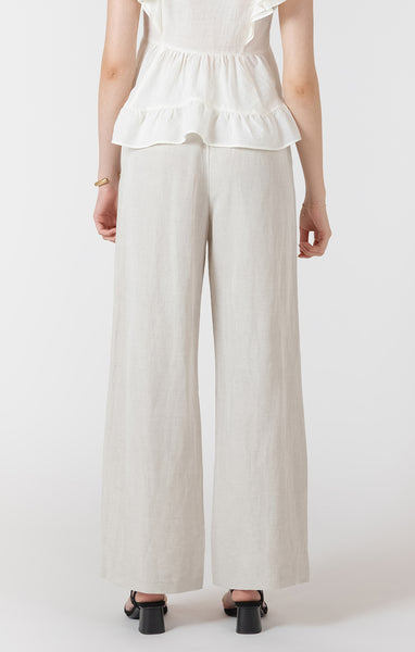 Natural Linen Pants - Dex - Uforia Muse 