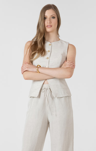 Button Up Vest - Dex - Uforia Muse 
