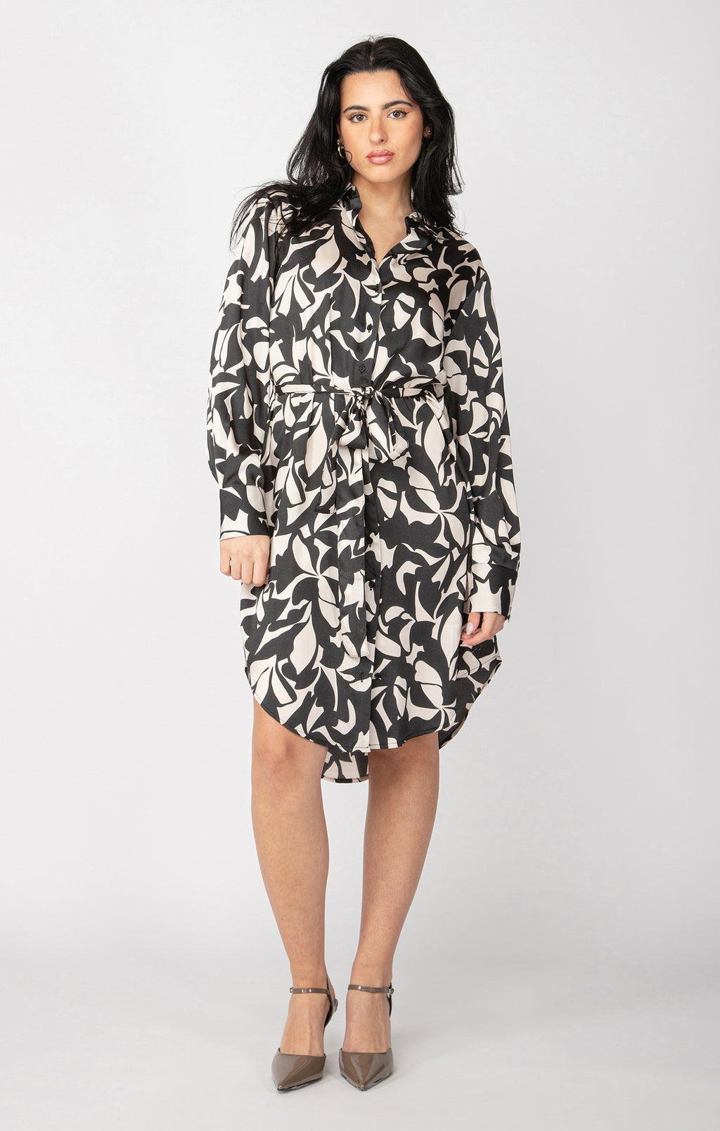 Miami Shirt Dress-Black Tape