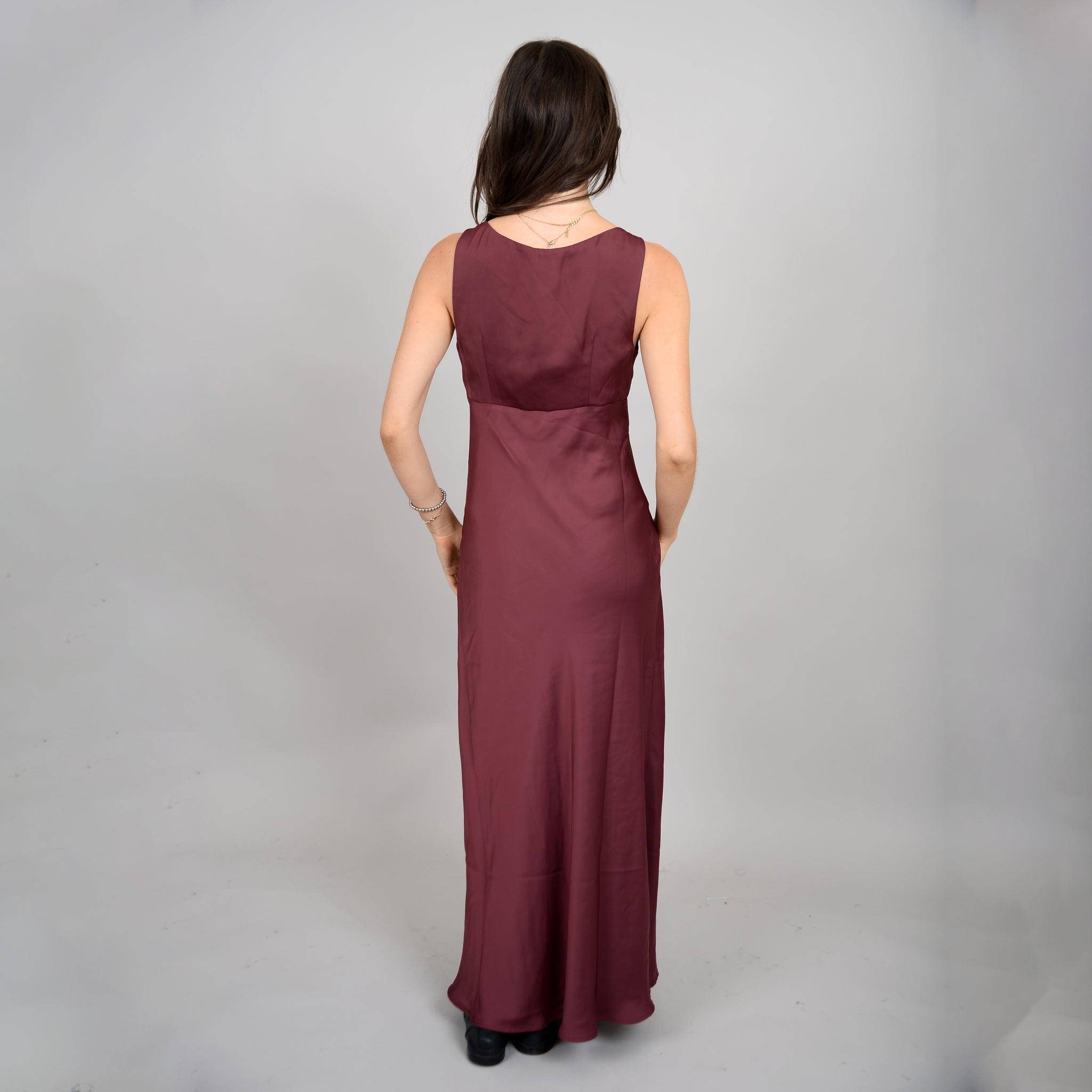 Drimma Maxi Dress-Burgundy-Rd Style