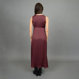 Drimma Maxi Dress-Burgundy-Rd Style