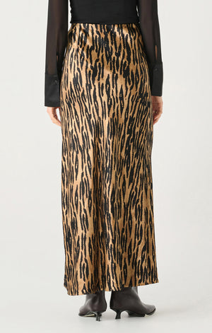 Animal Print Skirt- Black Tape