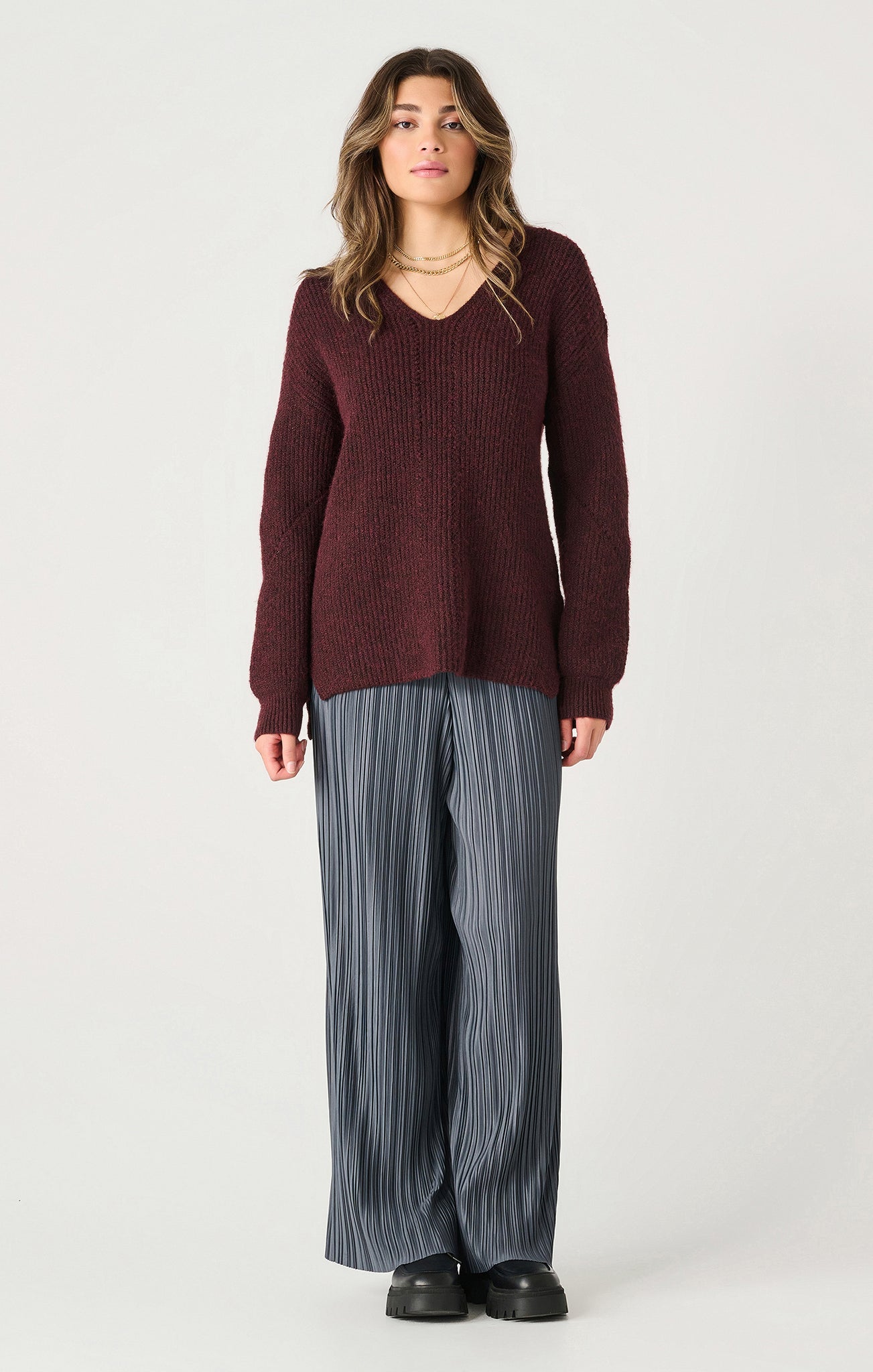 Texture Tunic Sweater- Dex