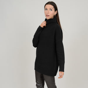 Nancy Ottoman Sweater-Blk- Rd Style