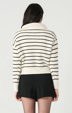 Nautical Zip Pullover