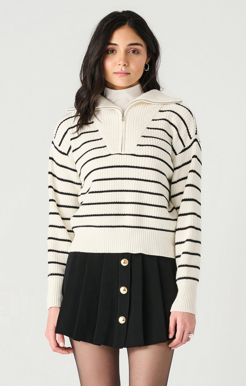 Nautical Zip Pullover