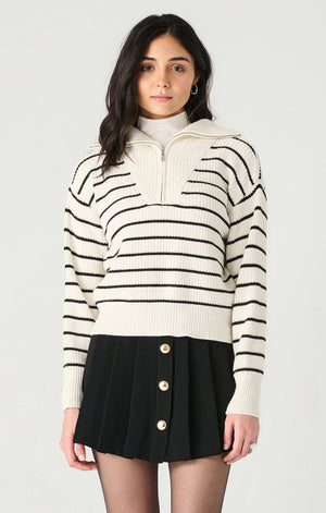 Nautical Zip Pullover