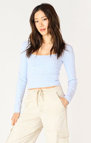 Pointelle Sweater-Dex