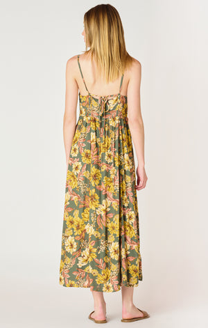 Floral Tie Back Dress - Dex