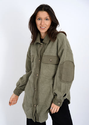 Lexie Fleece Shacket- Rd style