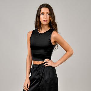 Roxanna Sleeveless-BLK-Rd Style