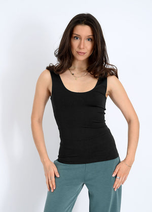 Tanith Tank- Second Skin-BLK-Rd Style