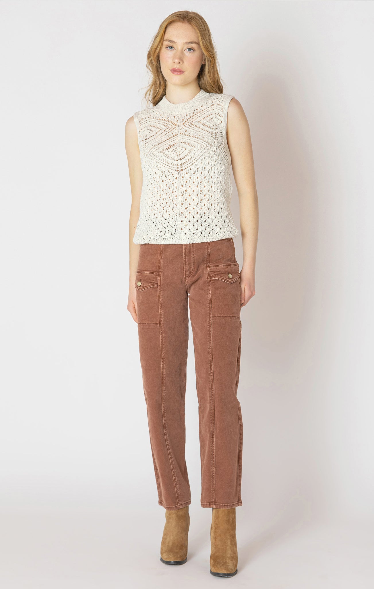 Pointelle Top- Dex