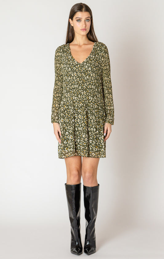 Animal Instinct Dress- Black Tape