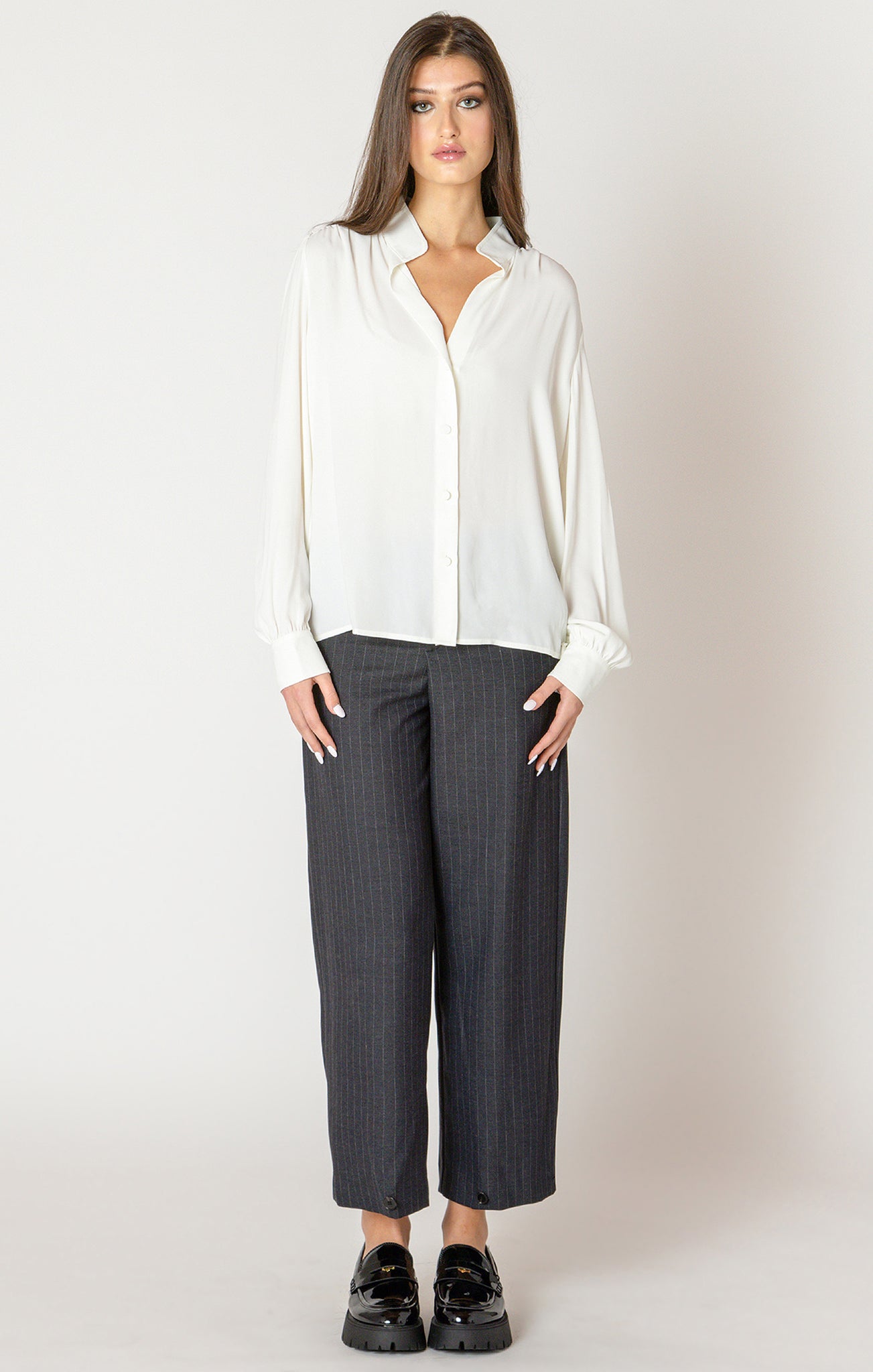 Victor Blouse- Black Tape