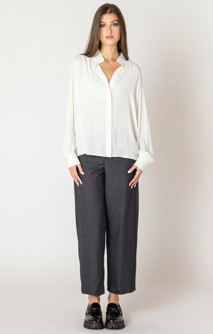 Victor Blouse- Black Tape