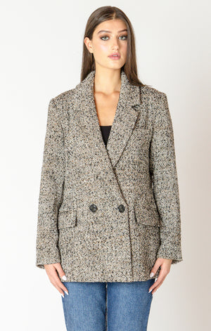 Ellis Blazer- Black Tape