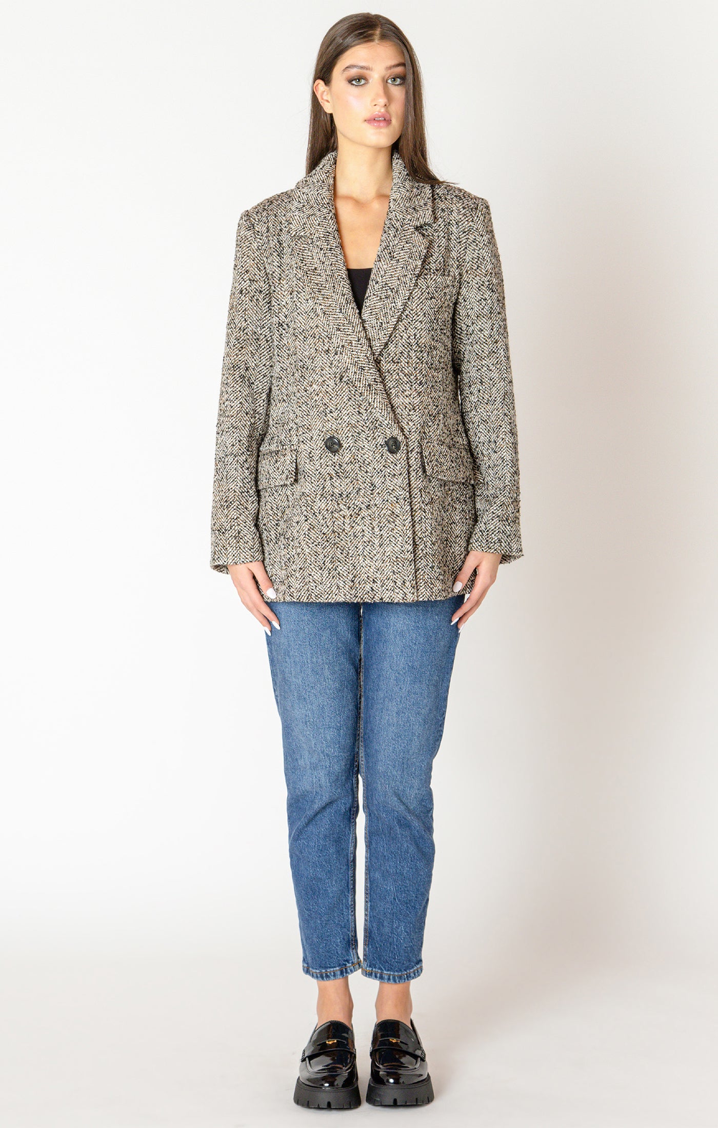 Ellis Blazer- Black Tape