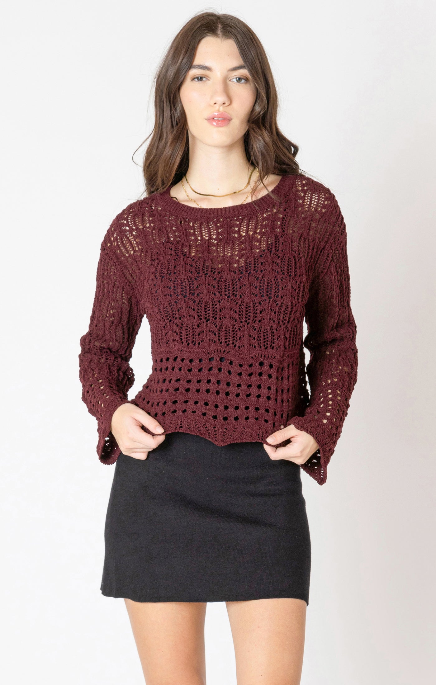 Sterling Crochet Sweater-Dex