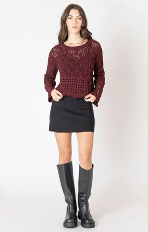 Sterling Crochet Sweater-Dex