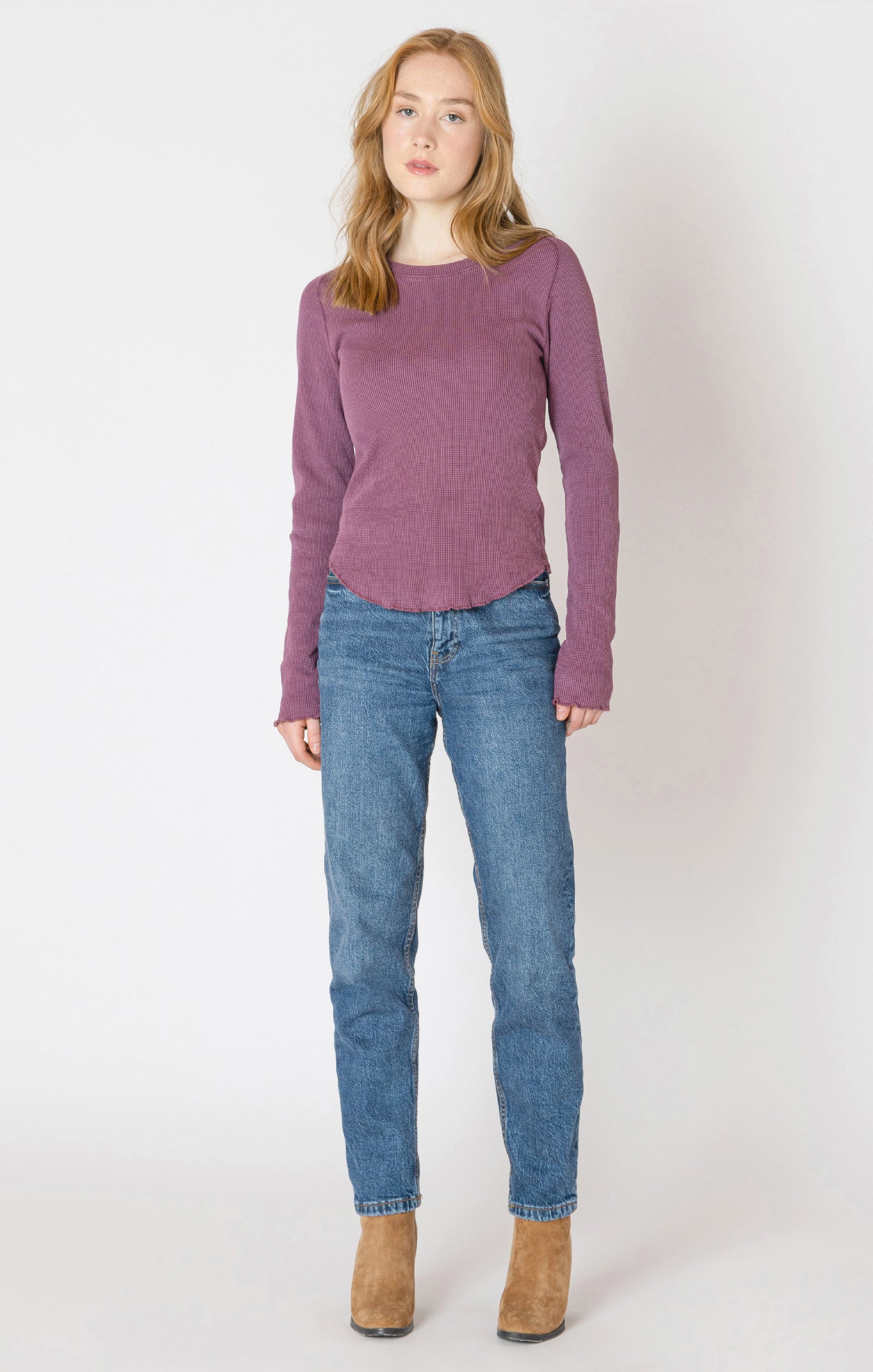 Blueberry Thermal Tee-Dex