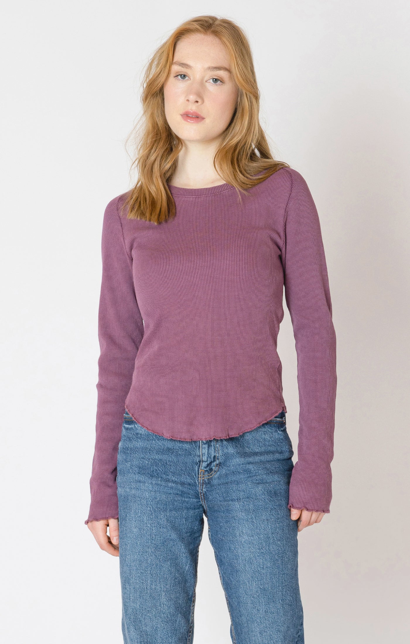 Blueberry Thermal Tee-Dex