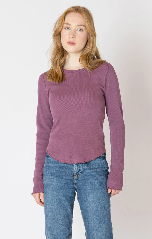 Blueberry Thermal Tee-Dex