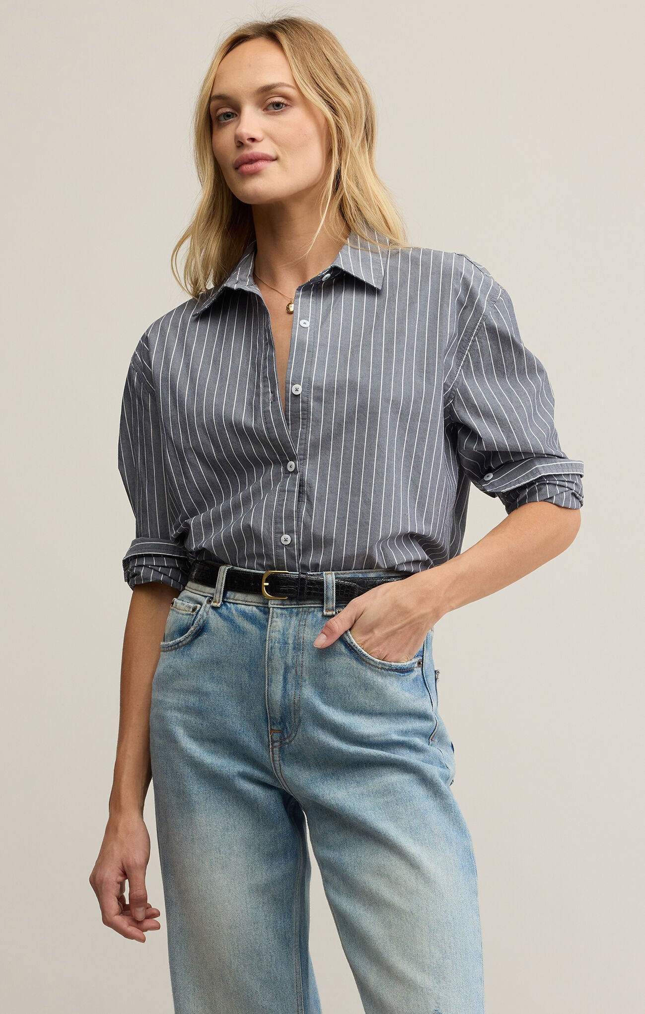 Grey Seaport Shirt-Z Supply