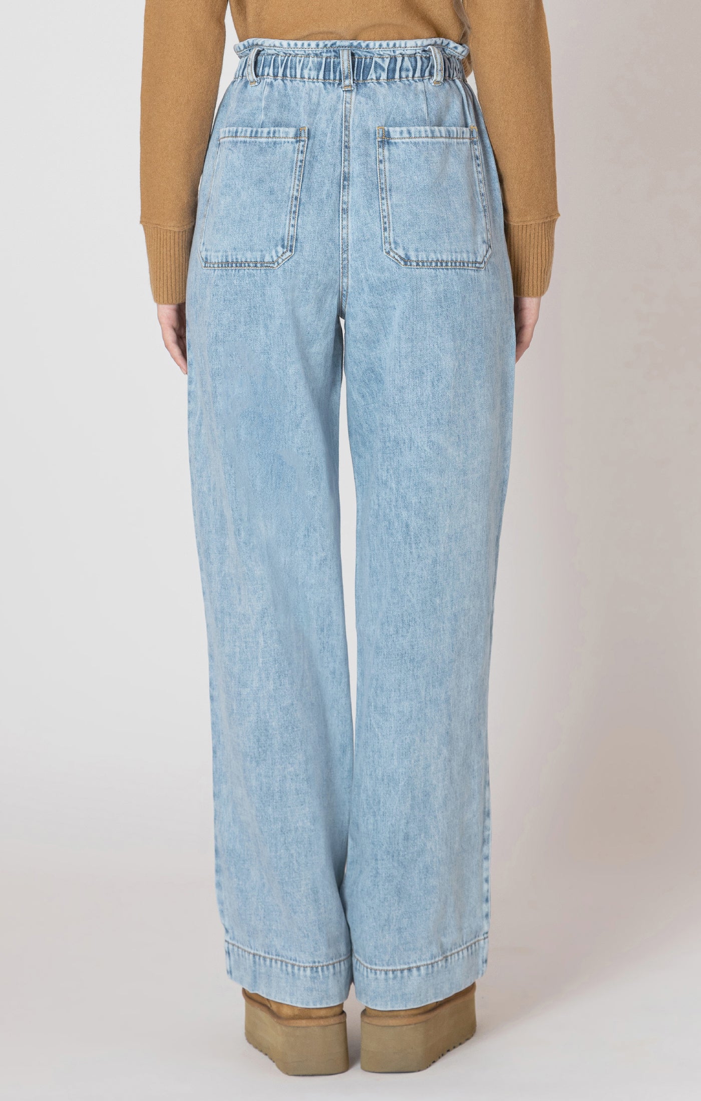 Aldo Wide Leg Denim Pant-Dex