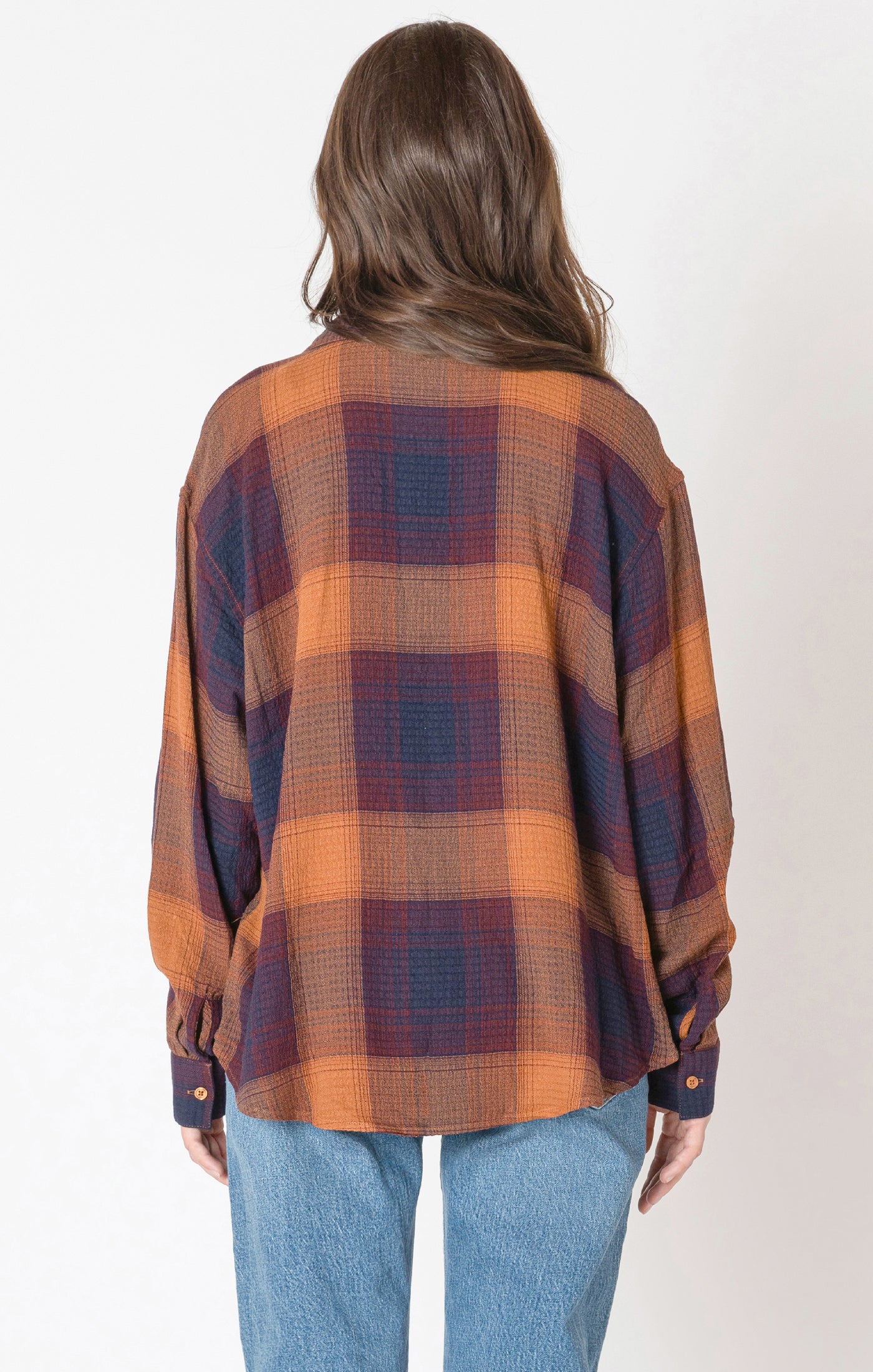 Plum Plaid Shirt-Dex