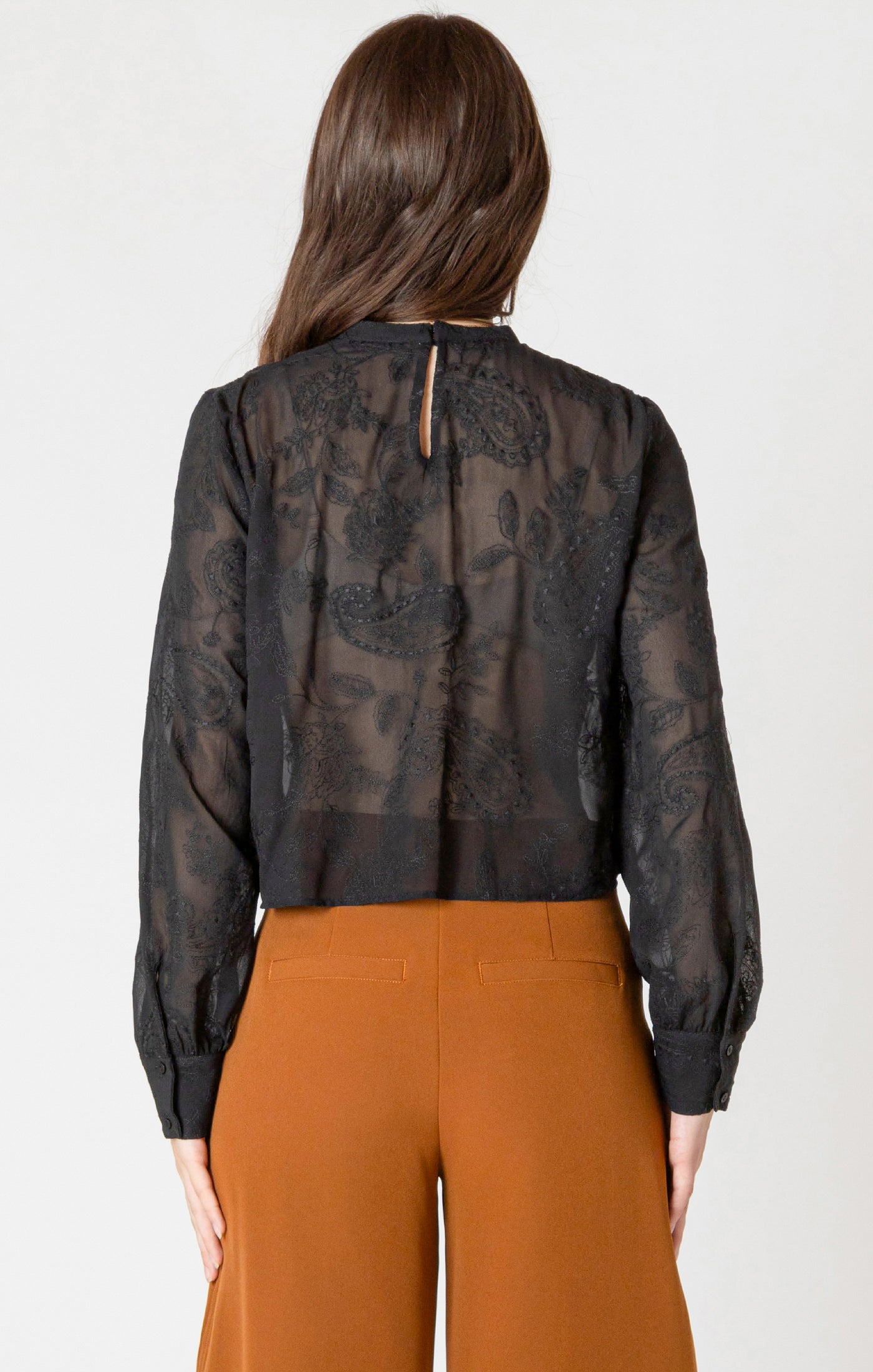 Melody Blouse- Black Tape